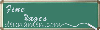 Fine Wages Visitenkarte
